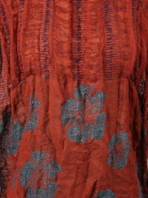 Printed Crinkle Scarf