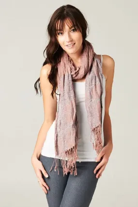 Printed Crinkle Scarf