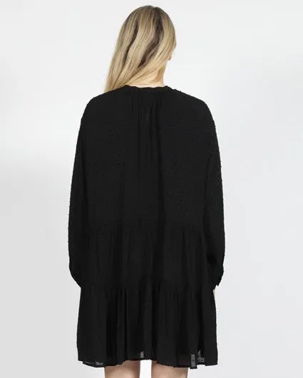Relaxed Black Dress by SASS
