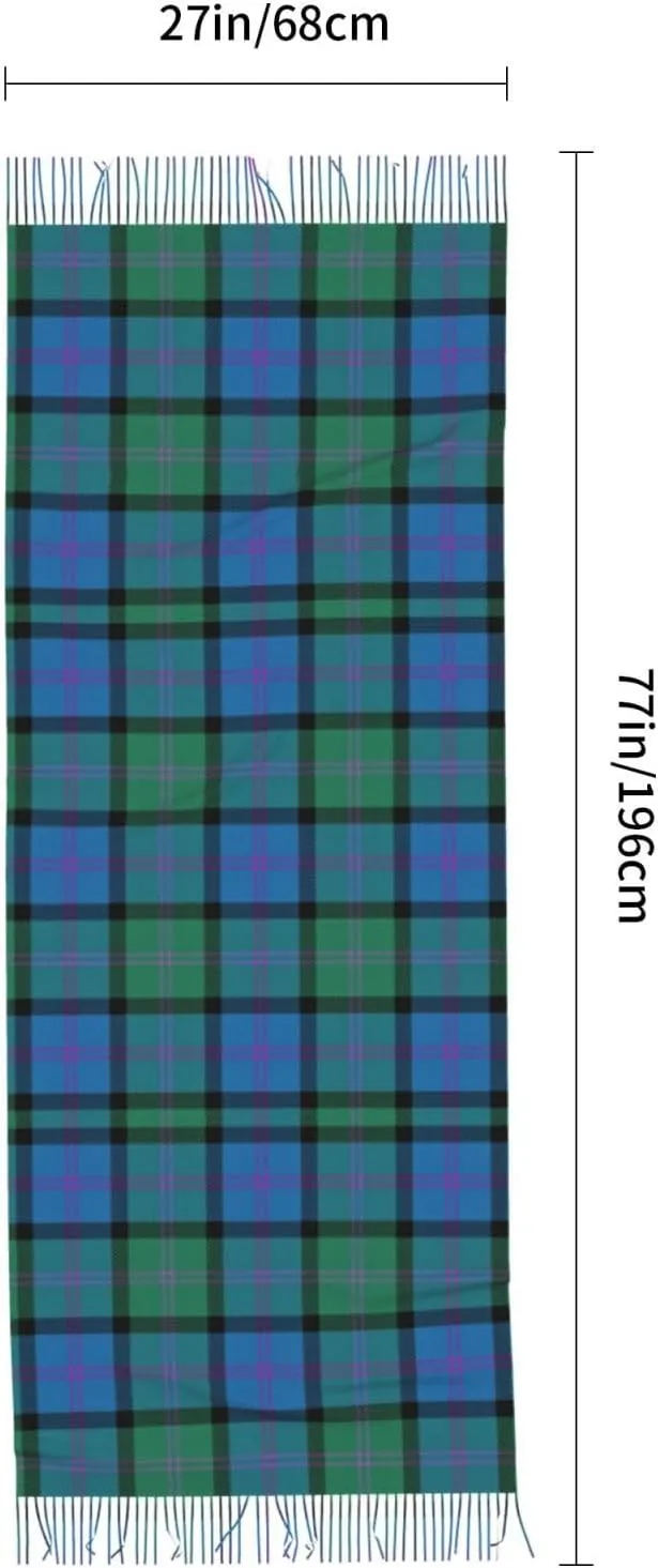 Scottish Clan Guthrie Tartan Plaid Imitation Cashmere Tassel Scarf Winter Scarf Autumn Softest Classic Warm
