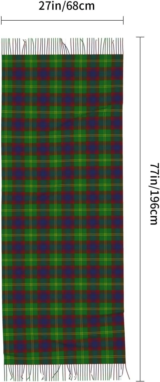 Scottish Clan Guthrie Tartan Plaid Imitation Cashmere Tassel Scarf Winter Scarf Autumn Softest Classic Warm