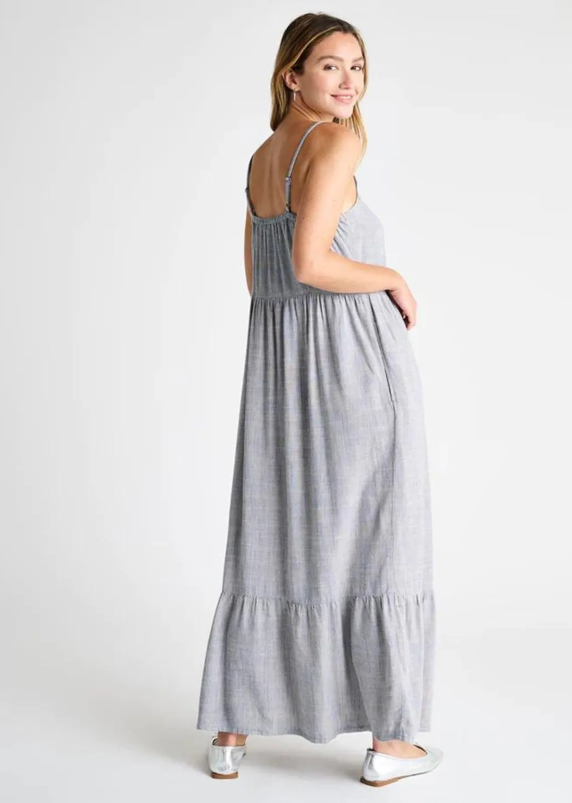 Splendid Cheyenne Strip Maxi Dress