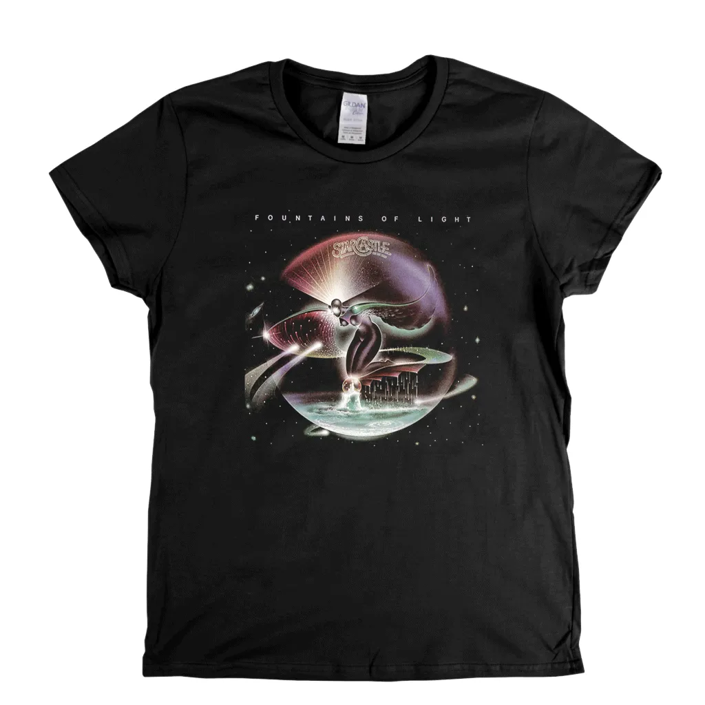 Starcastle Fountains Of Light Womens T-Shirt