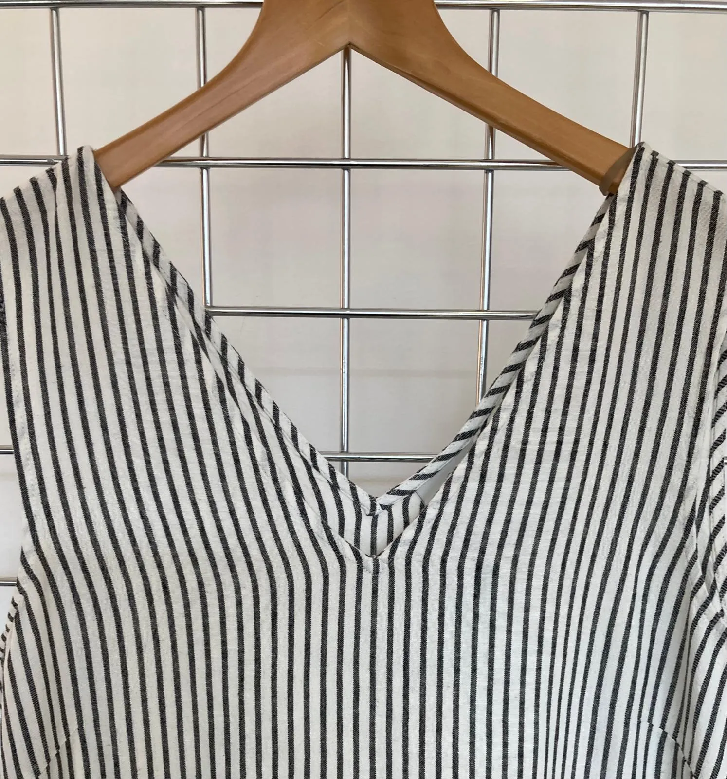 stripe maxi dress