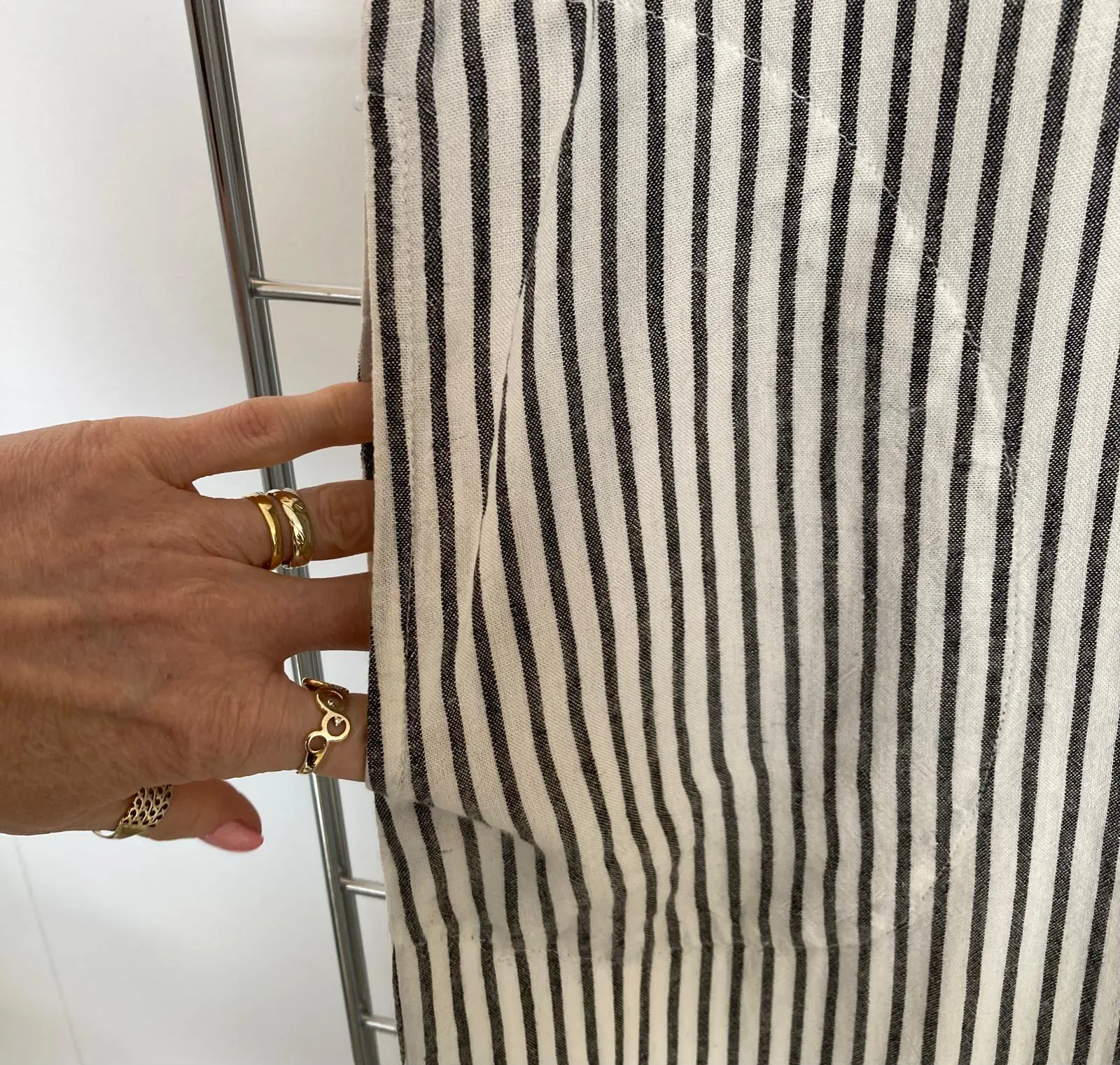 stripe maxi dress