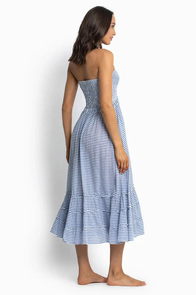 Summer Stripe Sunshine Maxi Blue