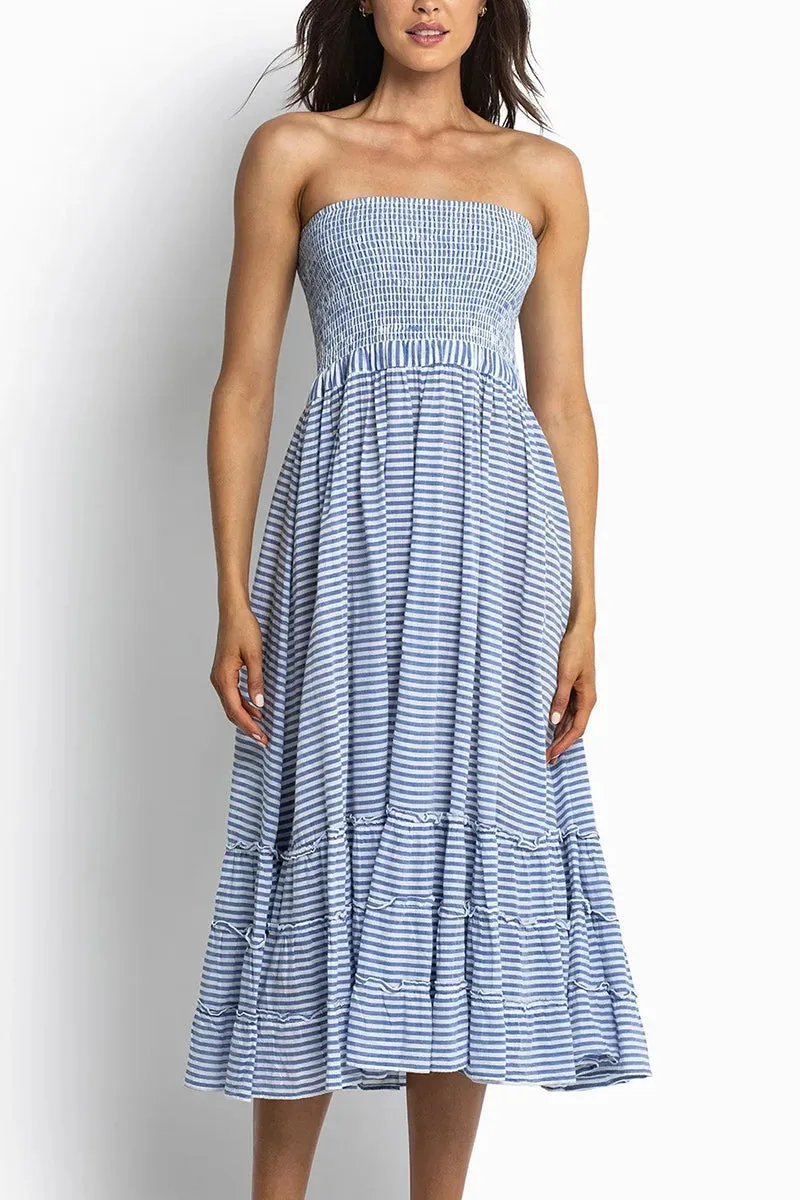 Summer Stripe Sunshine Maxi Blue