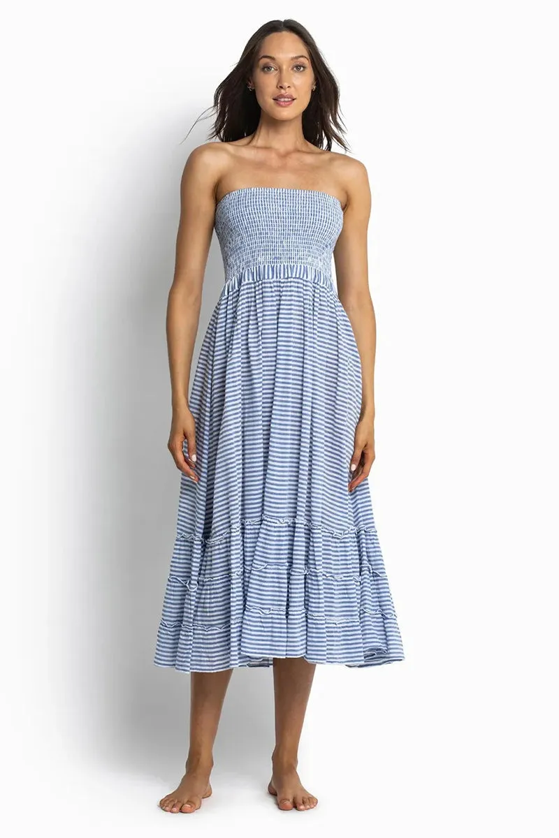 Summer Stripe Sunshine Maxi Blue