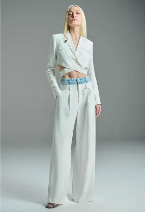 Tailored Pants Denim Waistband