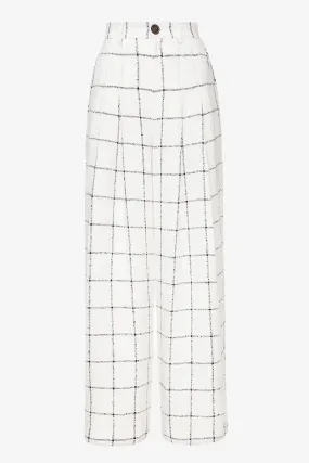 Tailored Tweed Suit Pants