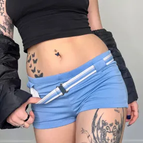Y2k Belted Mini Shorts