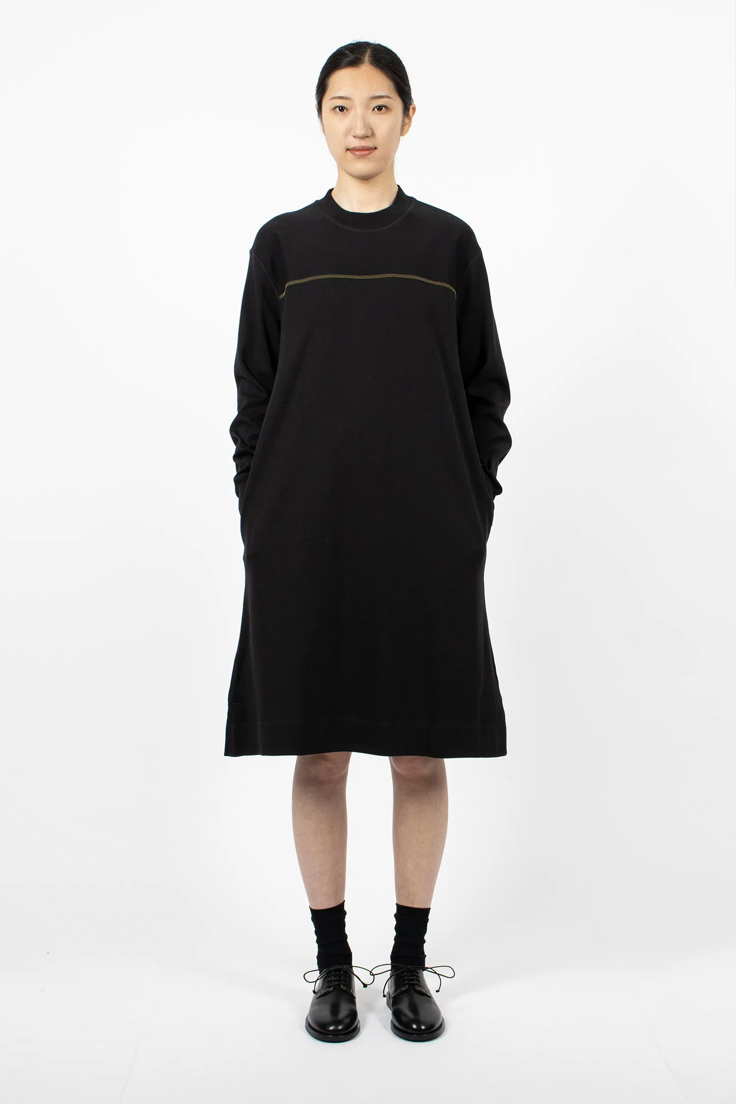 Yoke Seam Dress Ink